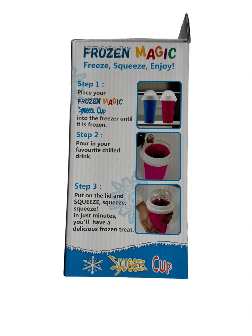 Frozen Magic Pink Squeeze Cup